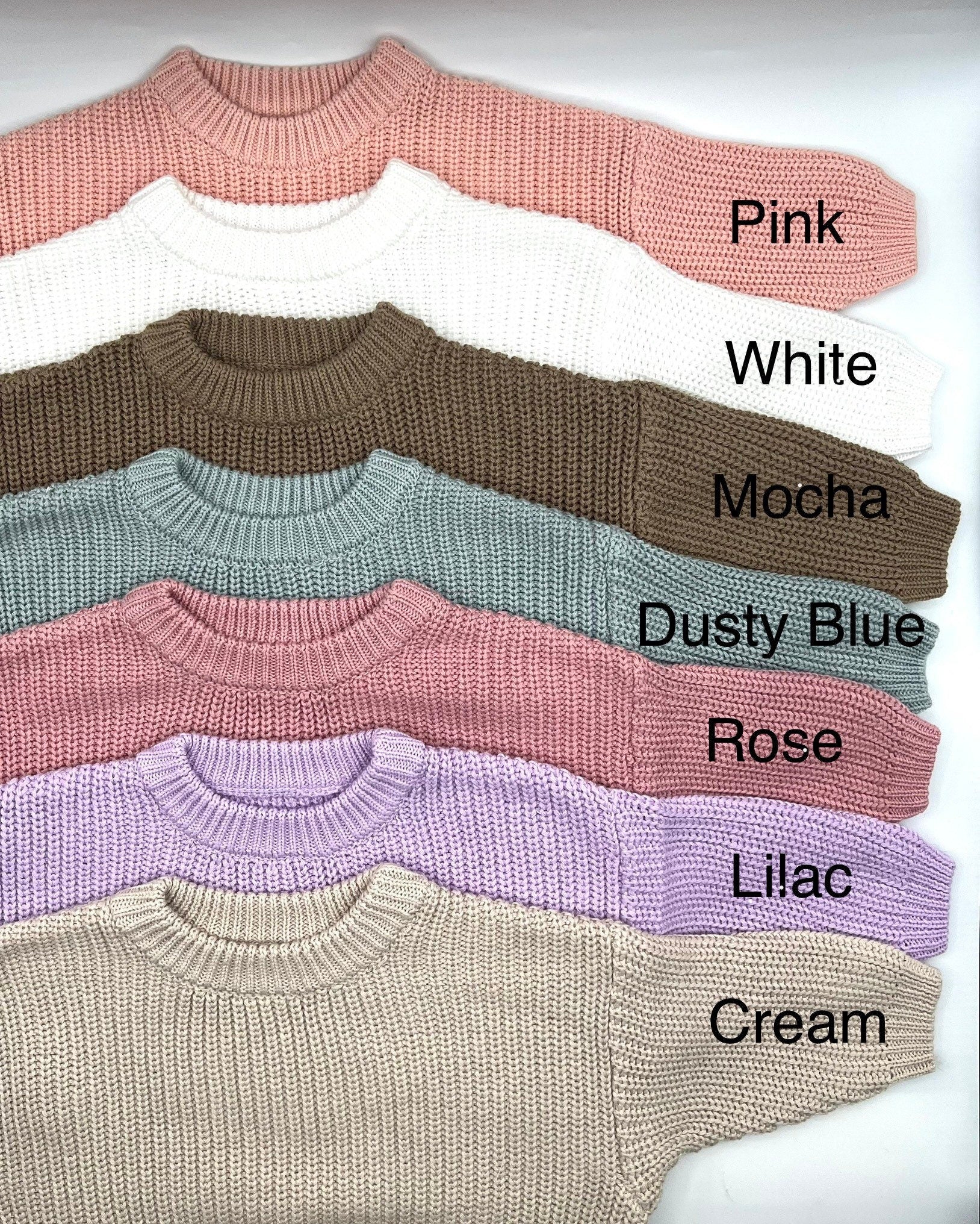 Personalized  Oversized Name Kids Sweater