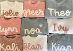 Personalized  Oversized Name Kids Sweater