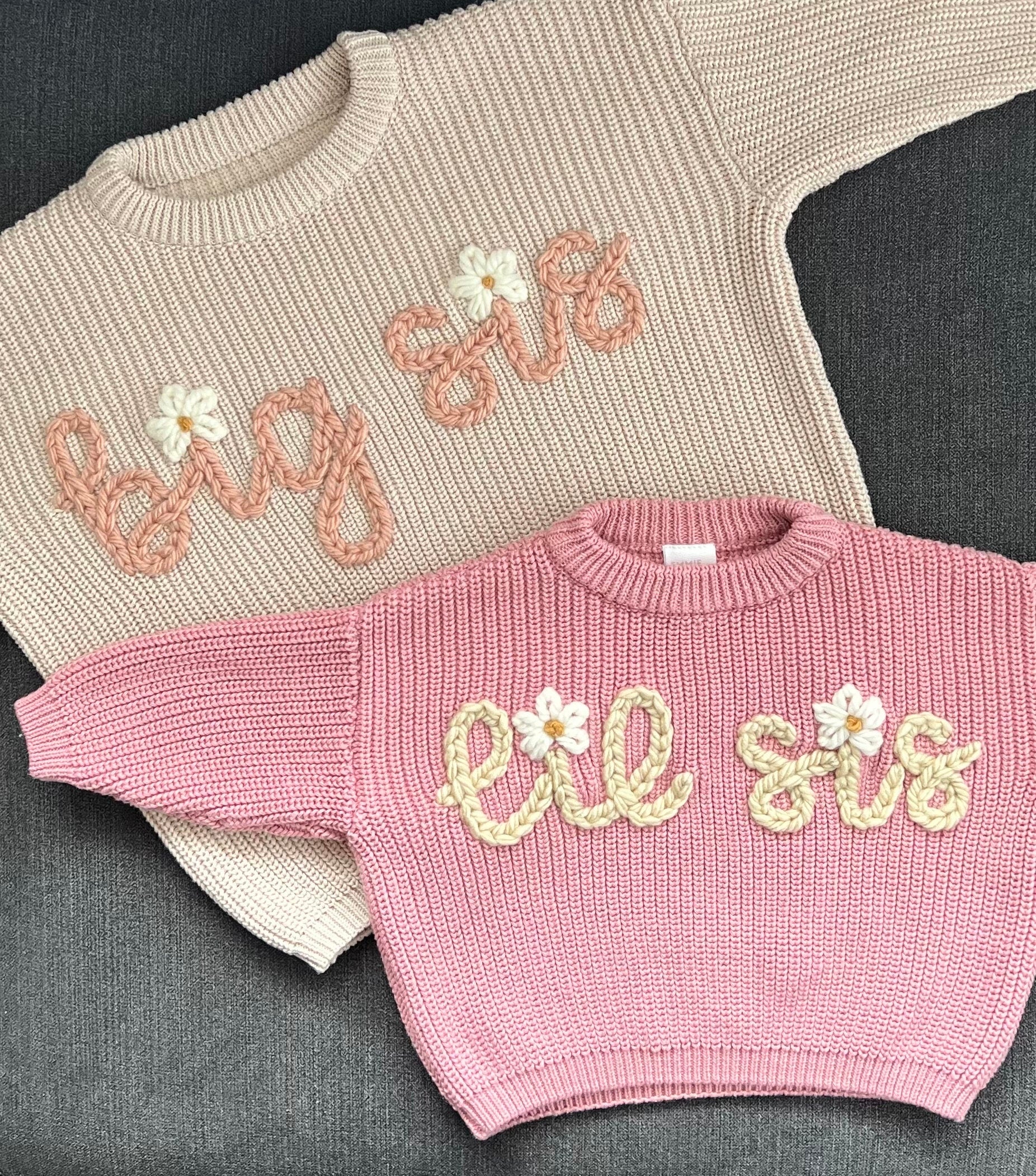 Personalized  Oversized Name Kids Sweater