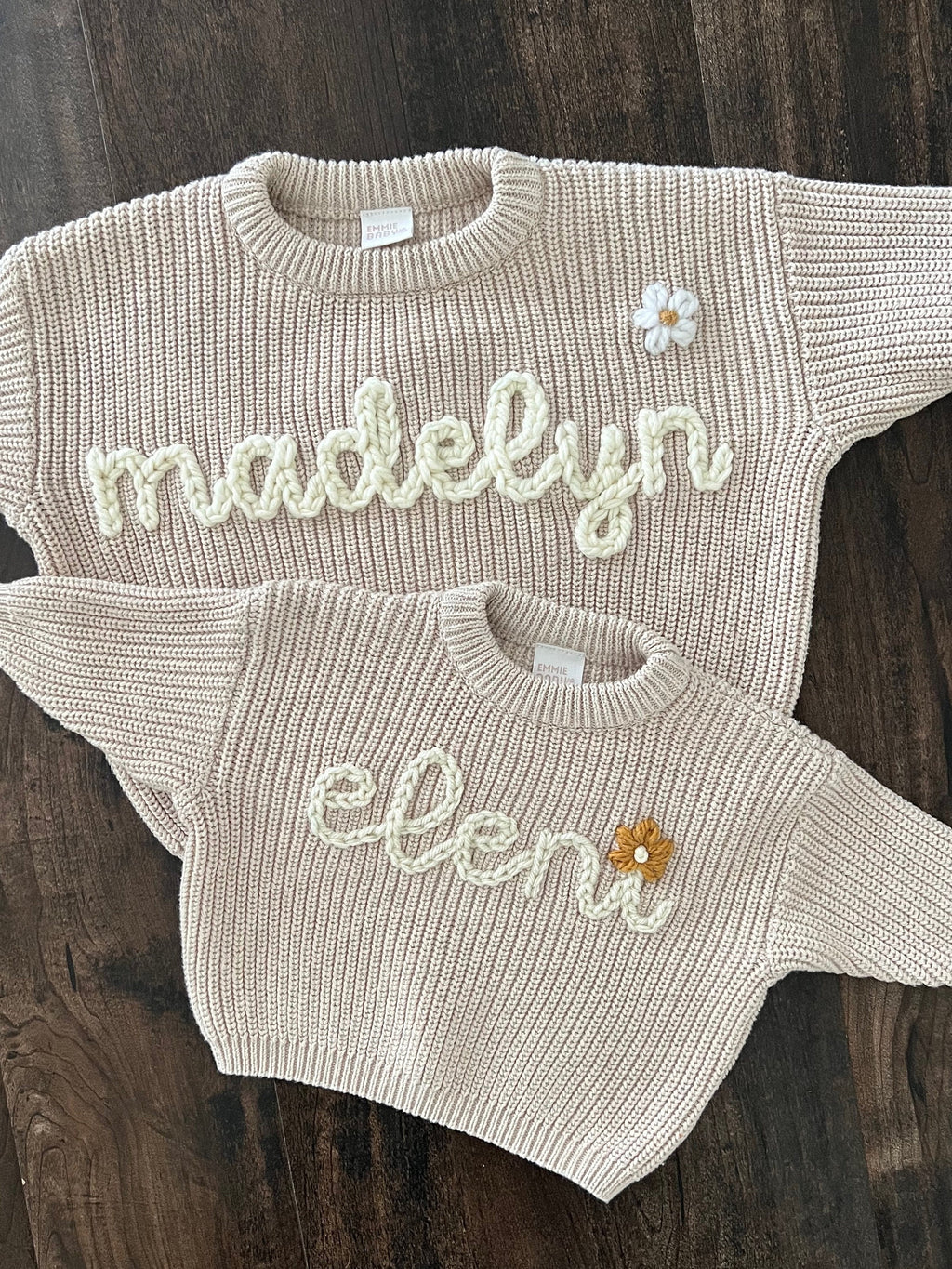 Personalized  Oversized Name Kids Sweater