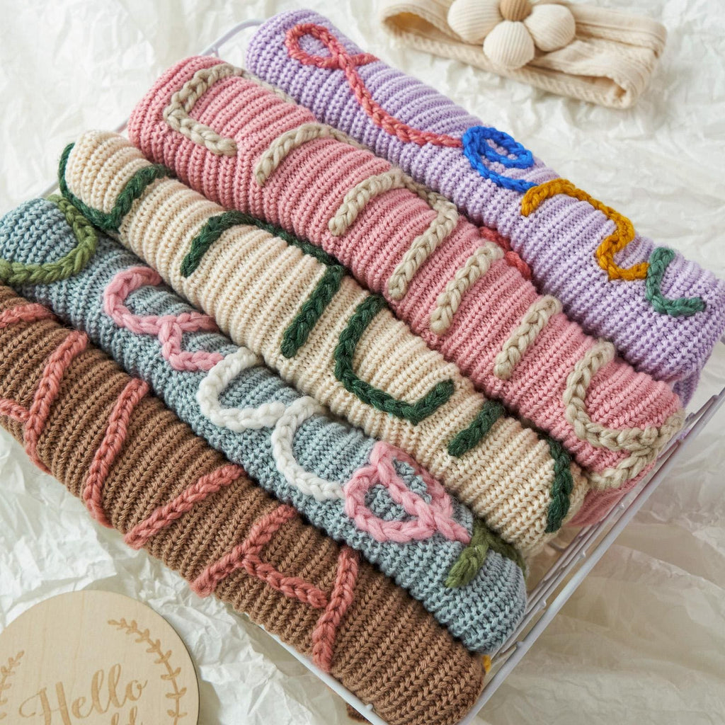 Personalized Baby Name Sweater