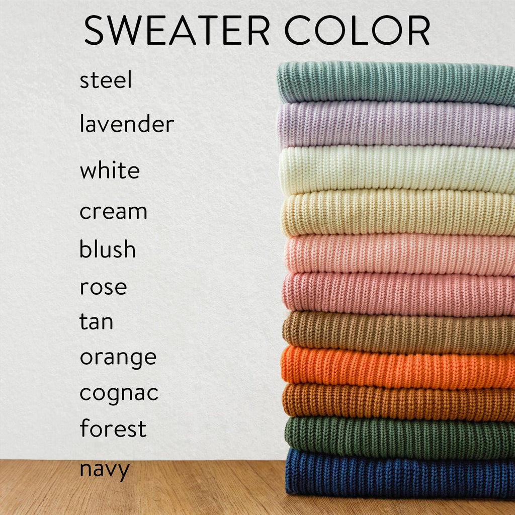Personalized Baby Name Sweater