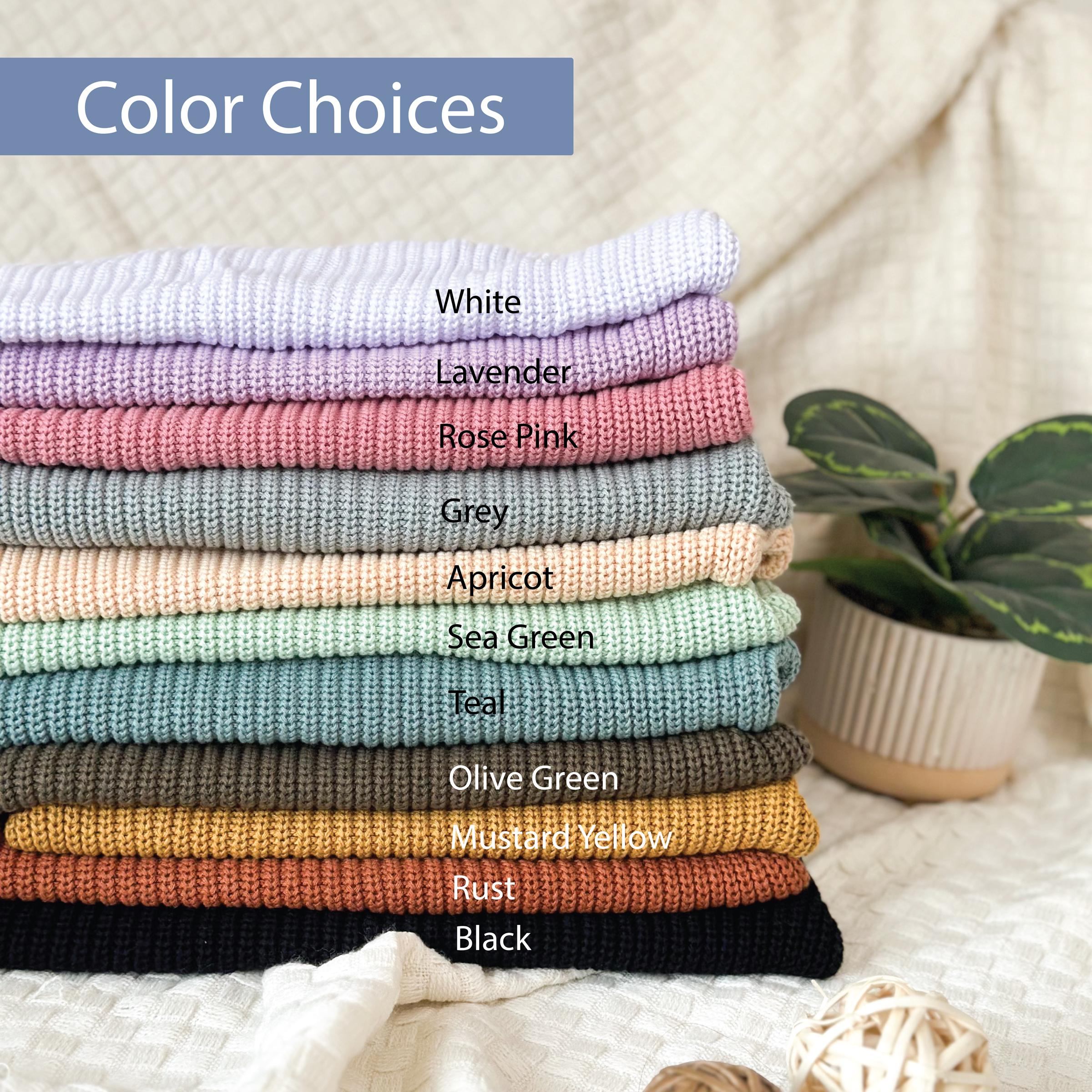 Personalized Hand embroidered Name Baby Sweater