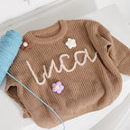 Hand Embroidery Custom Toddler Sweaters