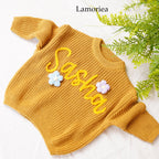 Hand Embroidery Custom Toddler Sweaters
