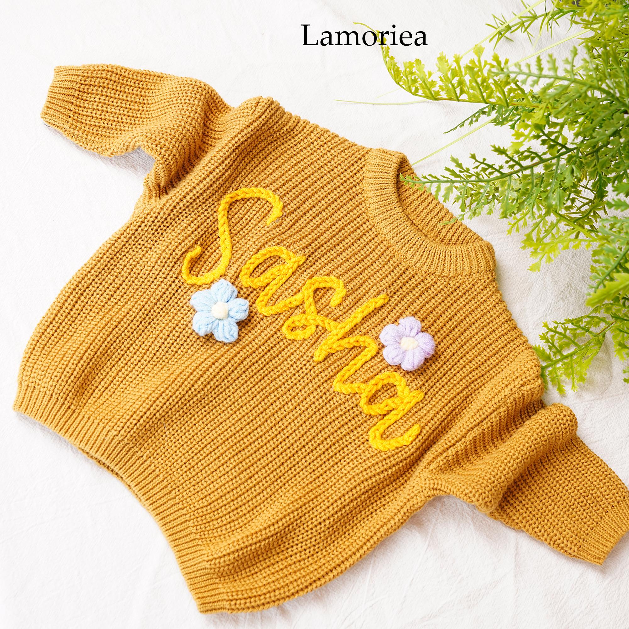 Hand Embroidery Custom Toddler Sweaters