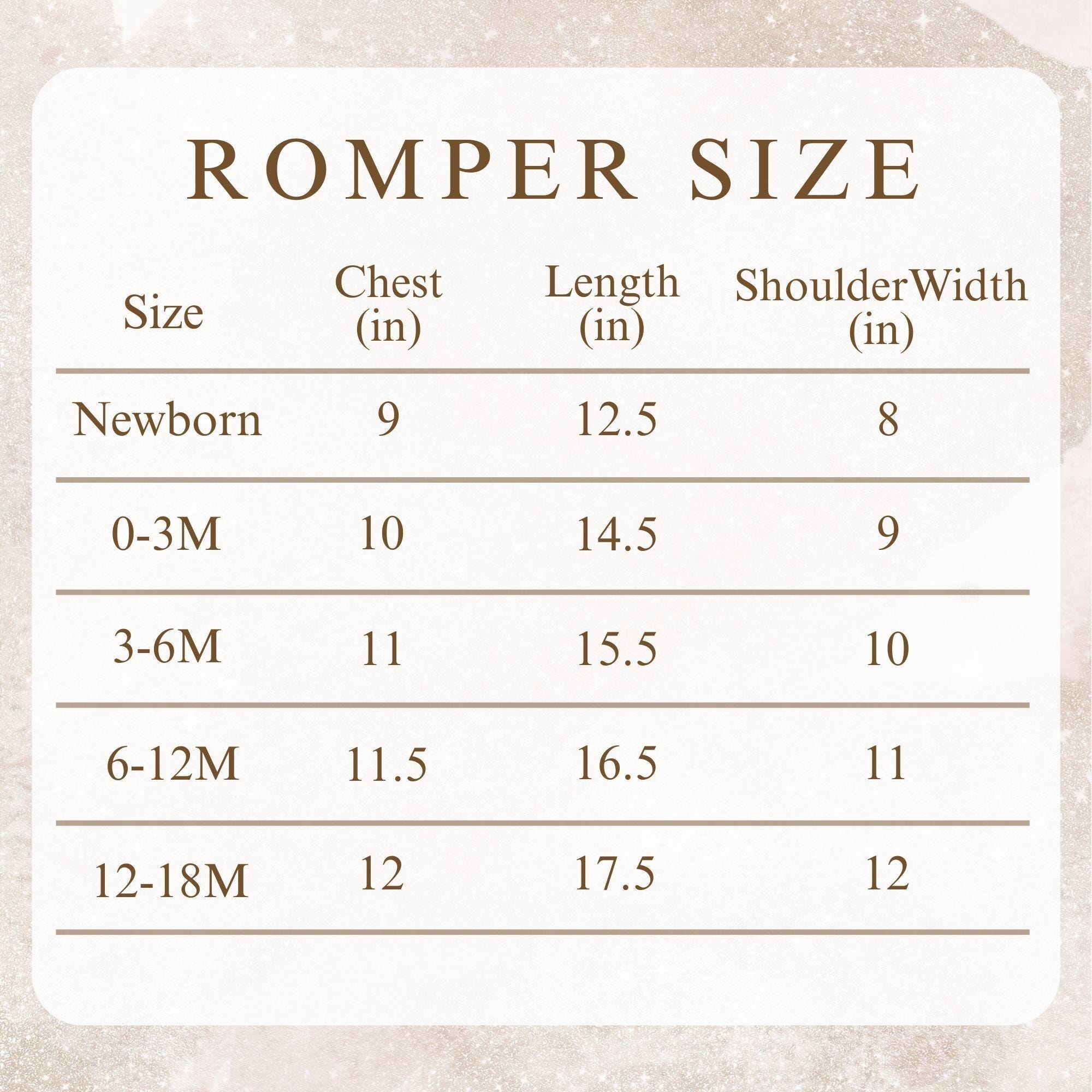 Hand Embroidered Name Baby Romper