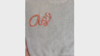 Personalized Hand embroidered Knit Sweater Name Baby