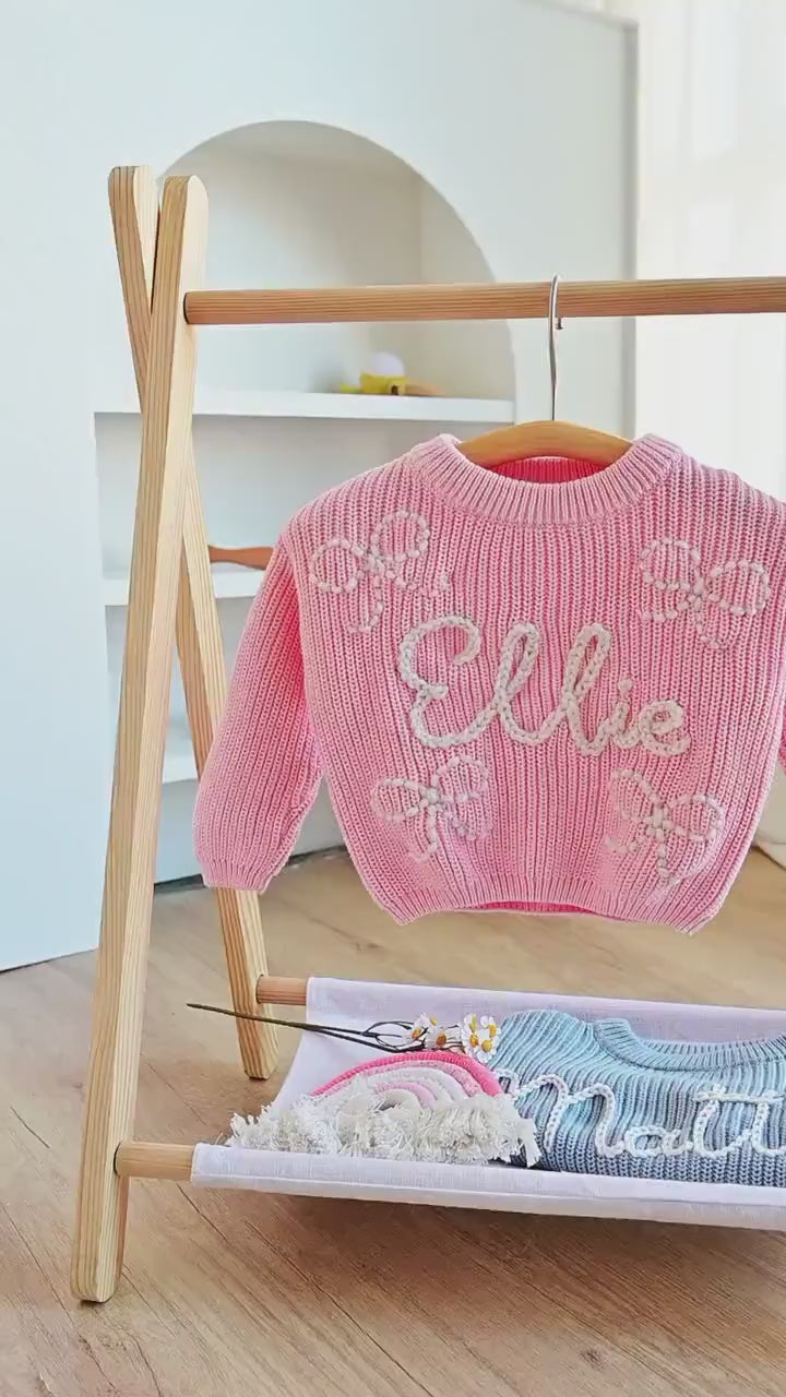 Personalized Baby Name Sweater